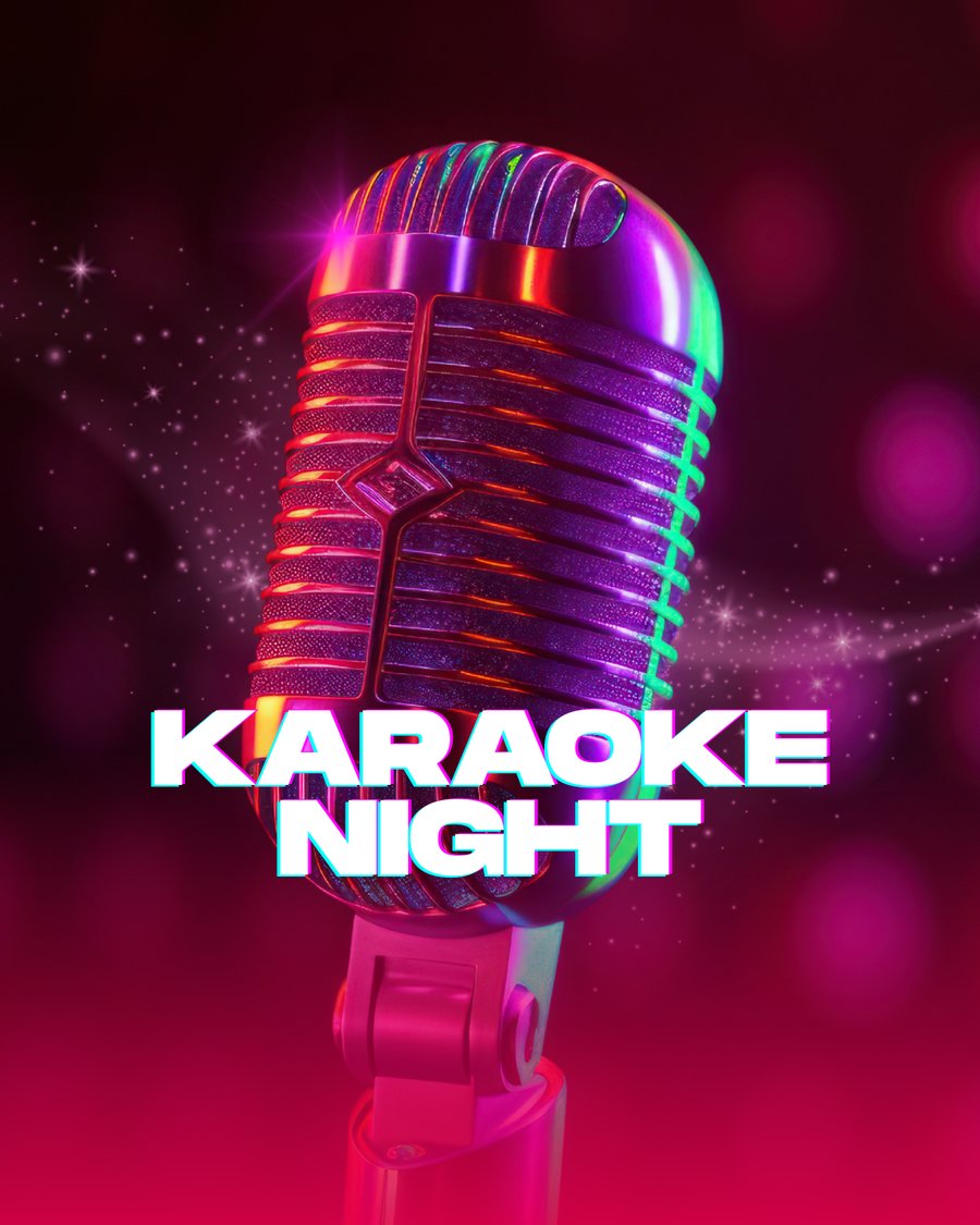 Karaoke night at the Firehouse
